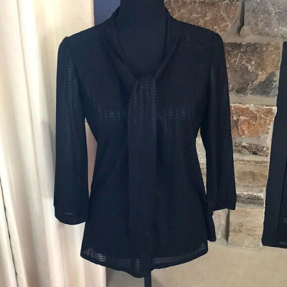 Maurices Women's Button-Down Blouse, Medium, Black - Picture 1 of 10